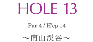 HOLE 13