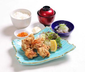 鶏の唐揚げ膳～柚子胡椒風味～