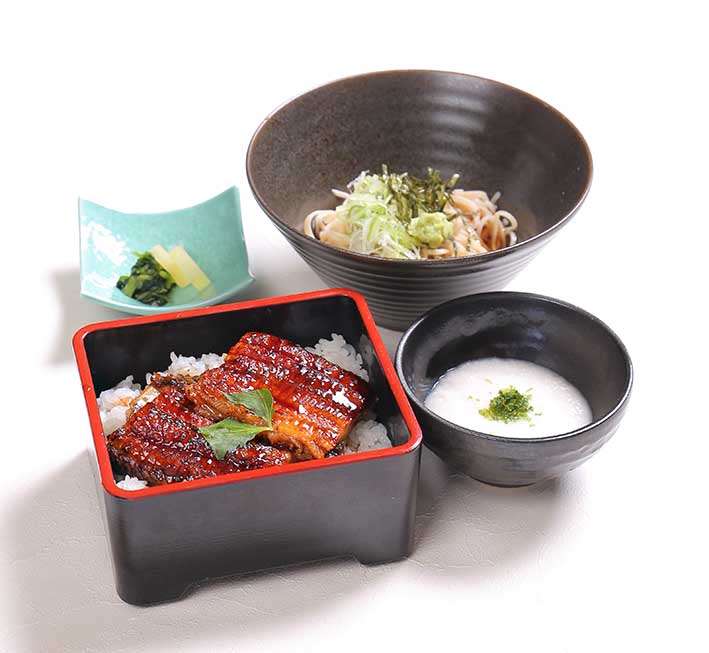 ミニうな重とミニとろろ蕎麦