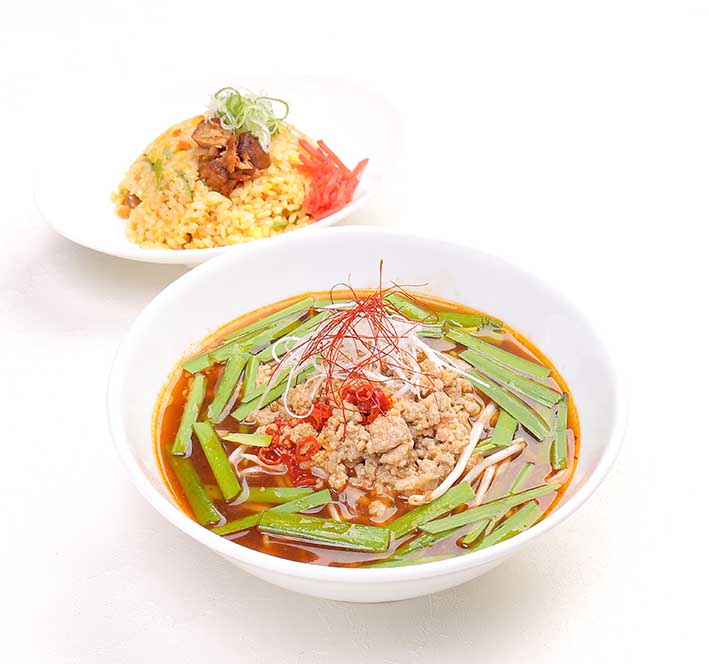 台湾ラーメンとミニ炒飯