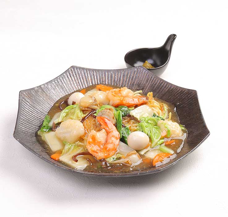 海鮮あんかけ焼きそば